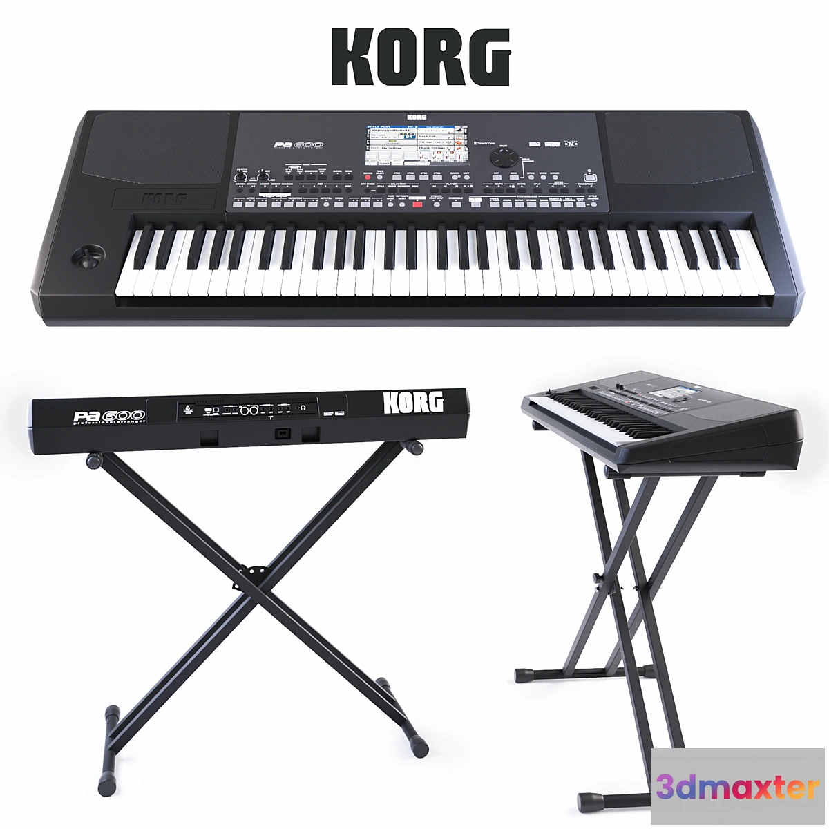 1288216 - Korg pa600 Synthesizer 3D Max