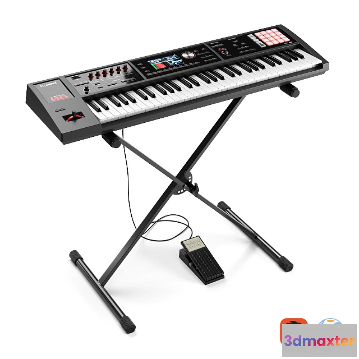 1307788 - Synthesizer Roland FA-06 3D Max