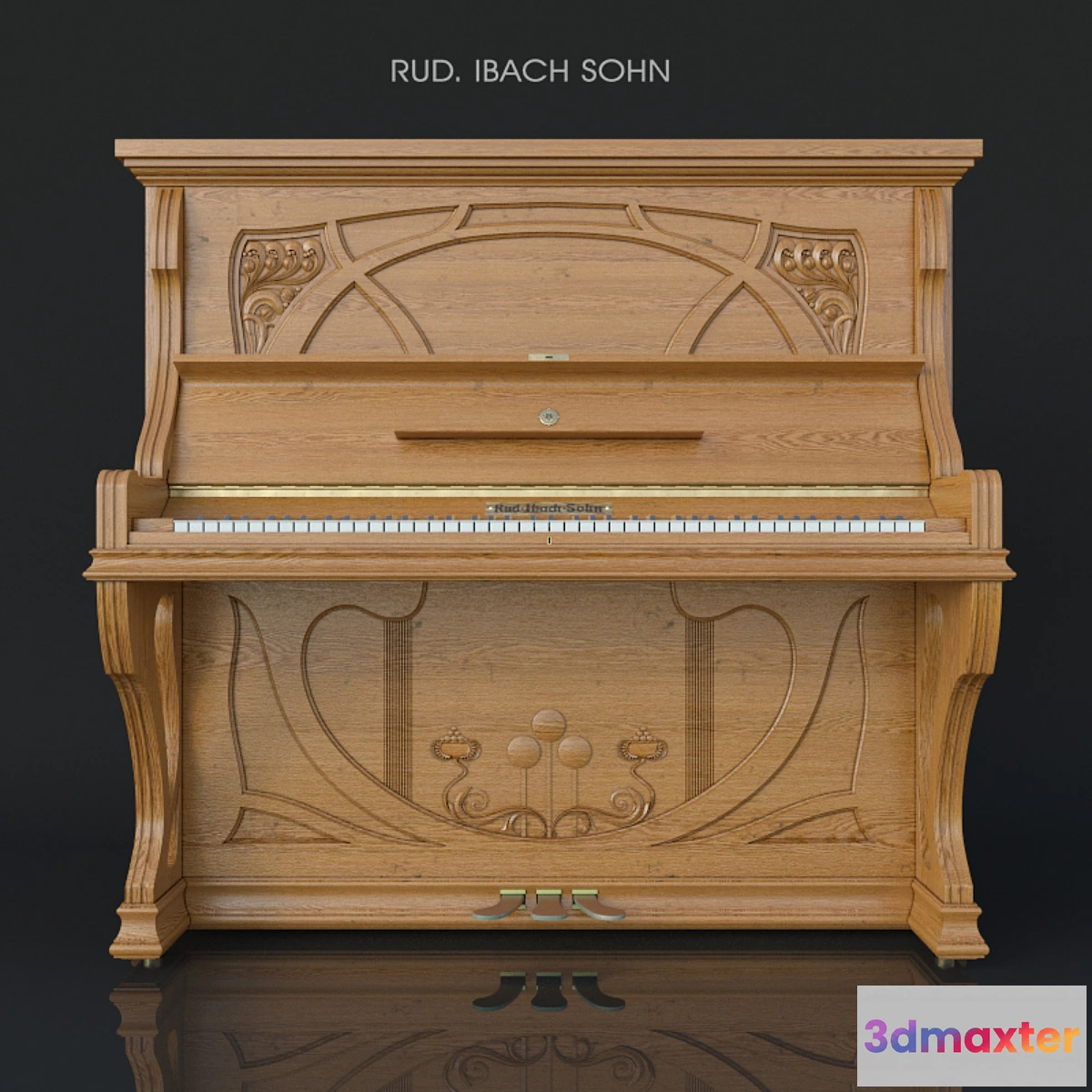 1351563 - Piano Rud Ibach Sohn 3D Max