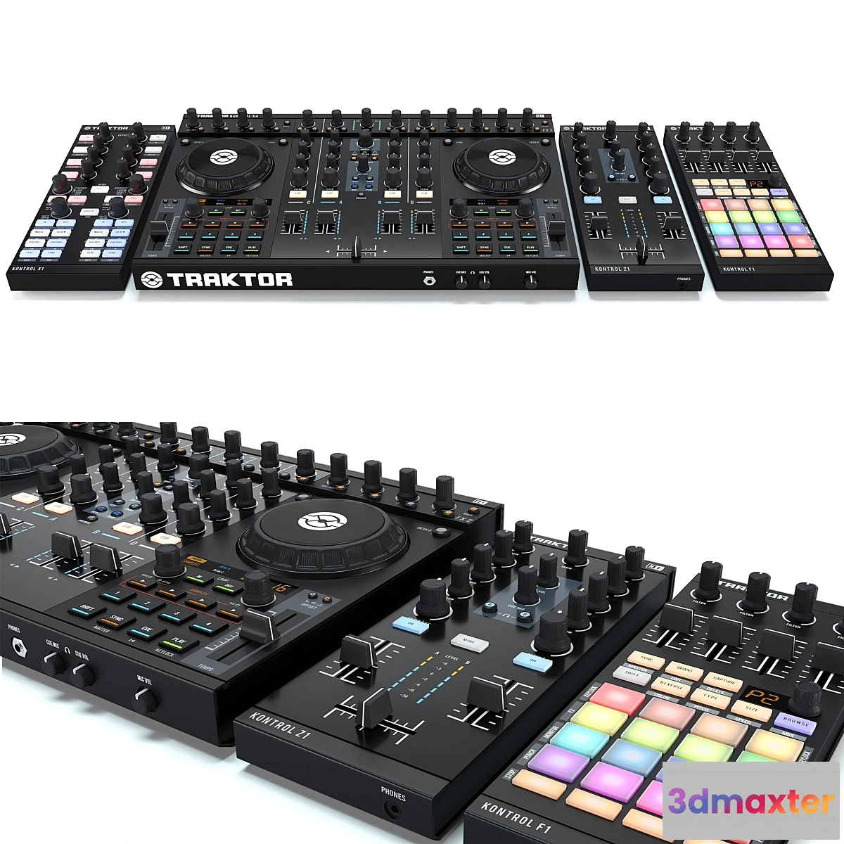 1396630 - DJ System Native instruments Traktor Kontrol s4 x1 z1 f1 3D Max