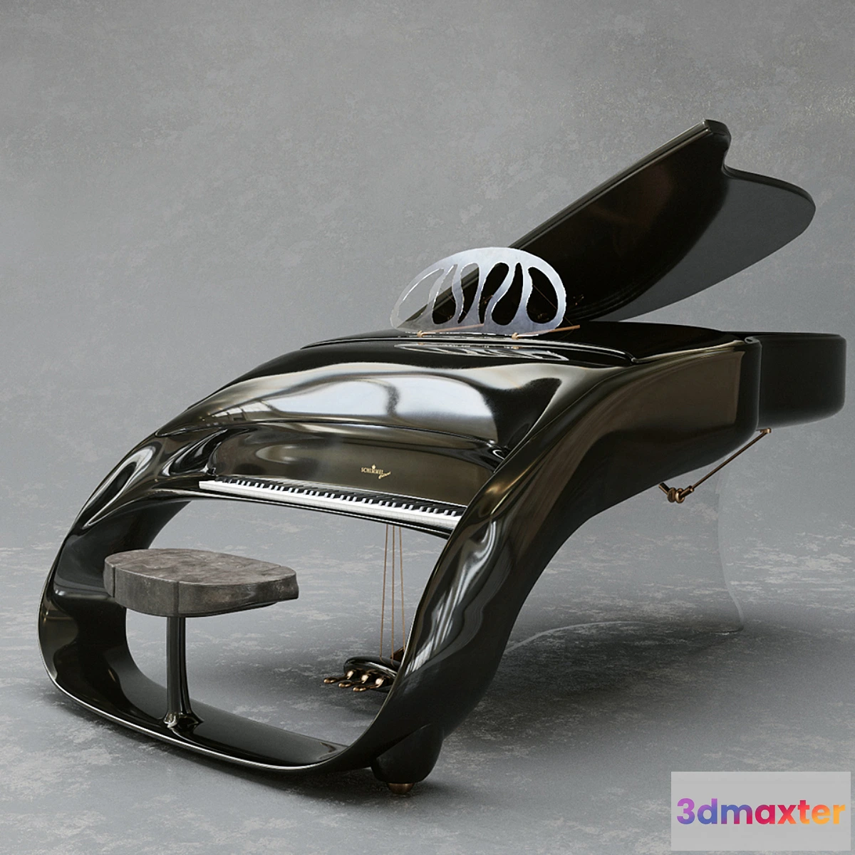 1423594 - Schimmel piano 3D Max