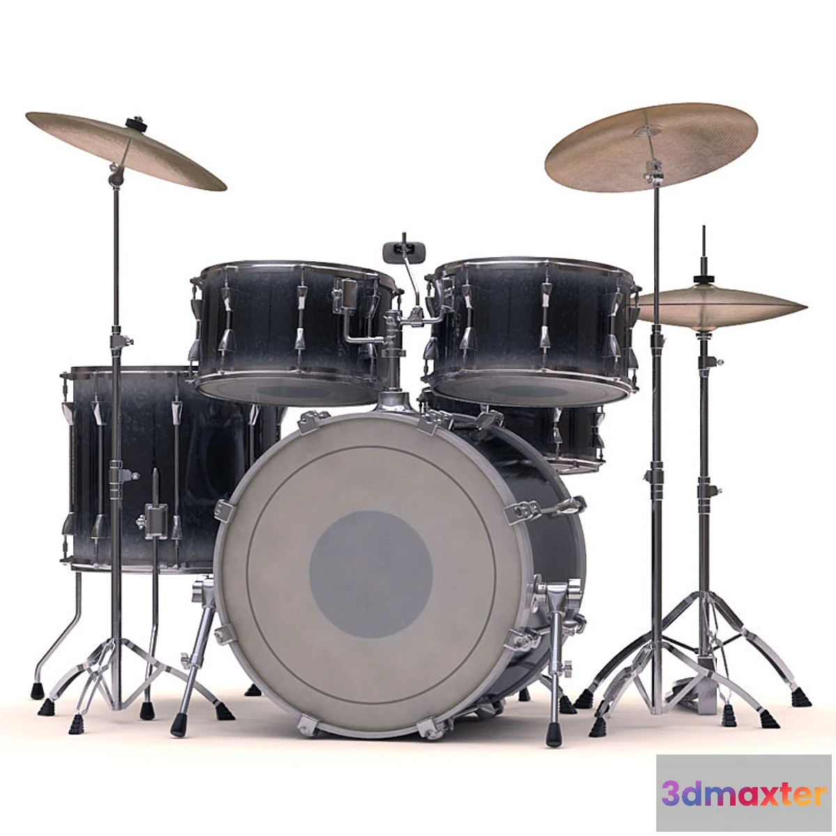 1444920 - Drum set 3D Max