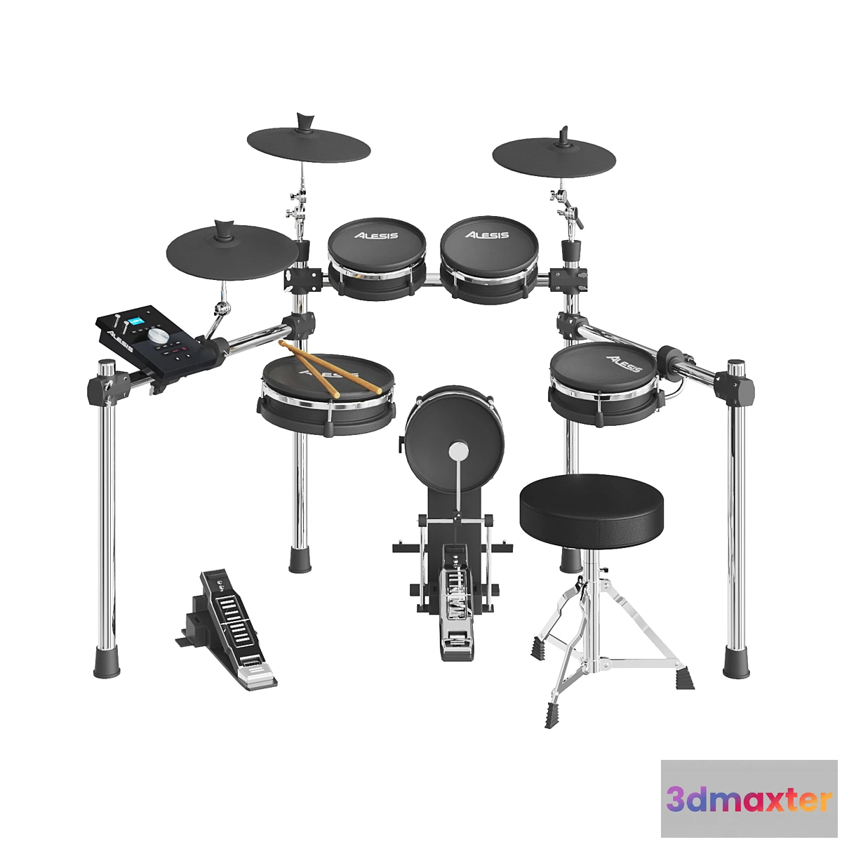 1456204 - Electronic drum kit Alesis Command Mesh 3D Max