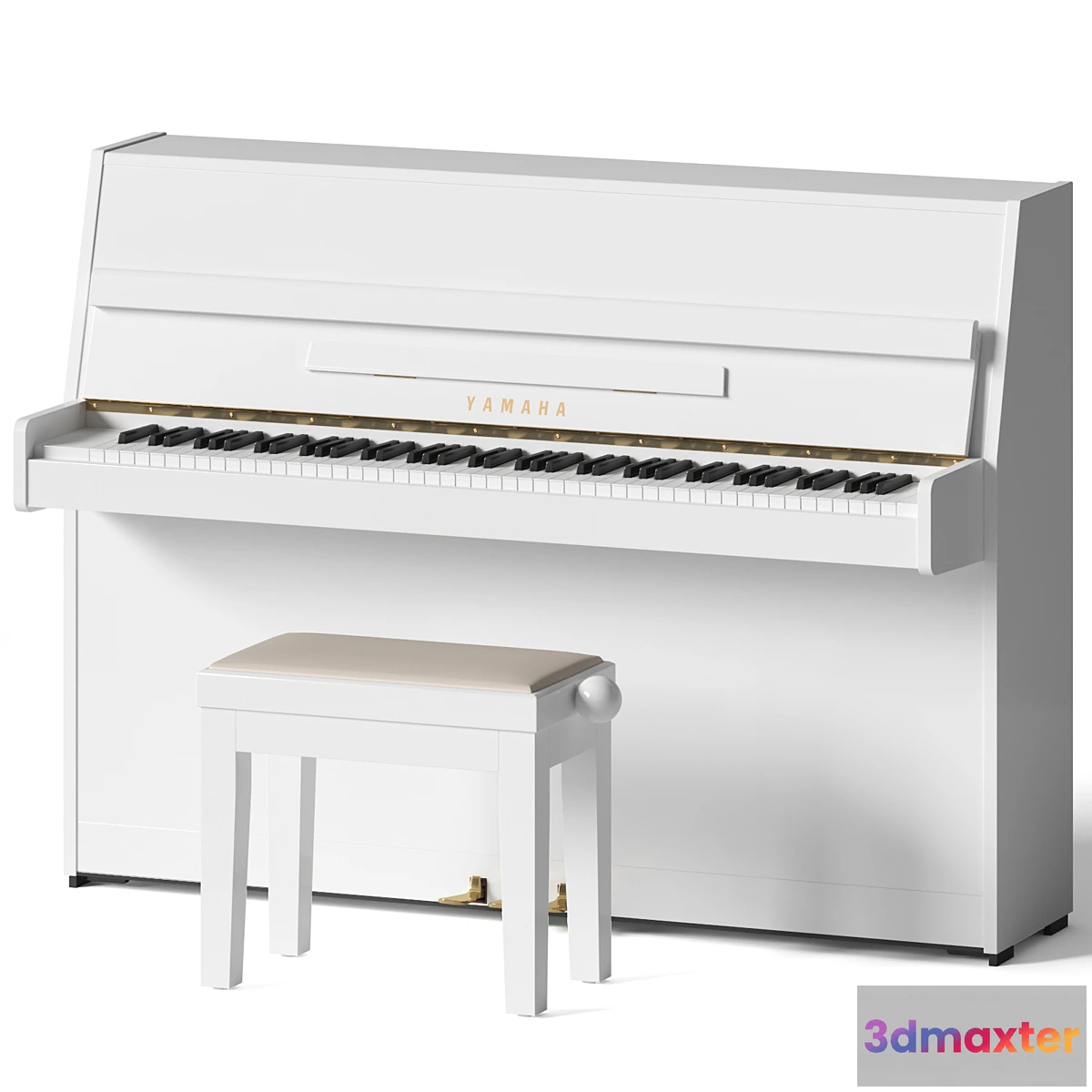 1460084 - YAMAHA JU109 PE white 3D Max