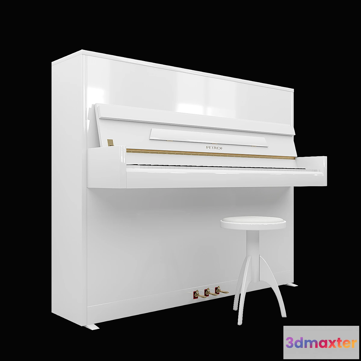 542941 - Piano PETROF P 118 S1 Piano chair Discacciati