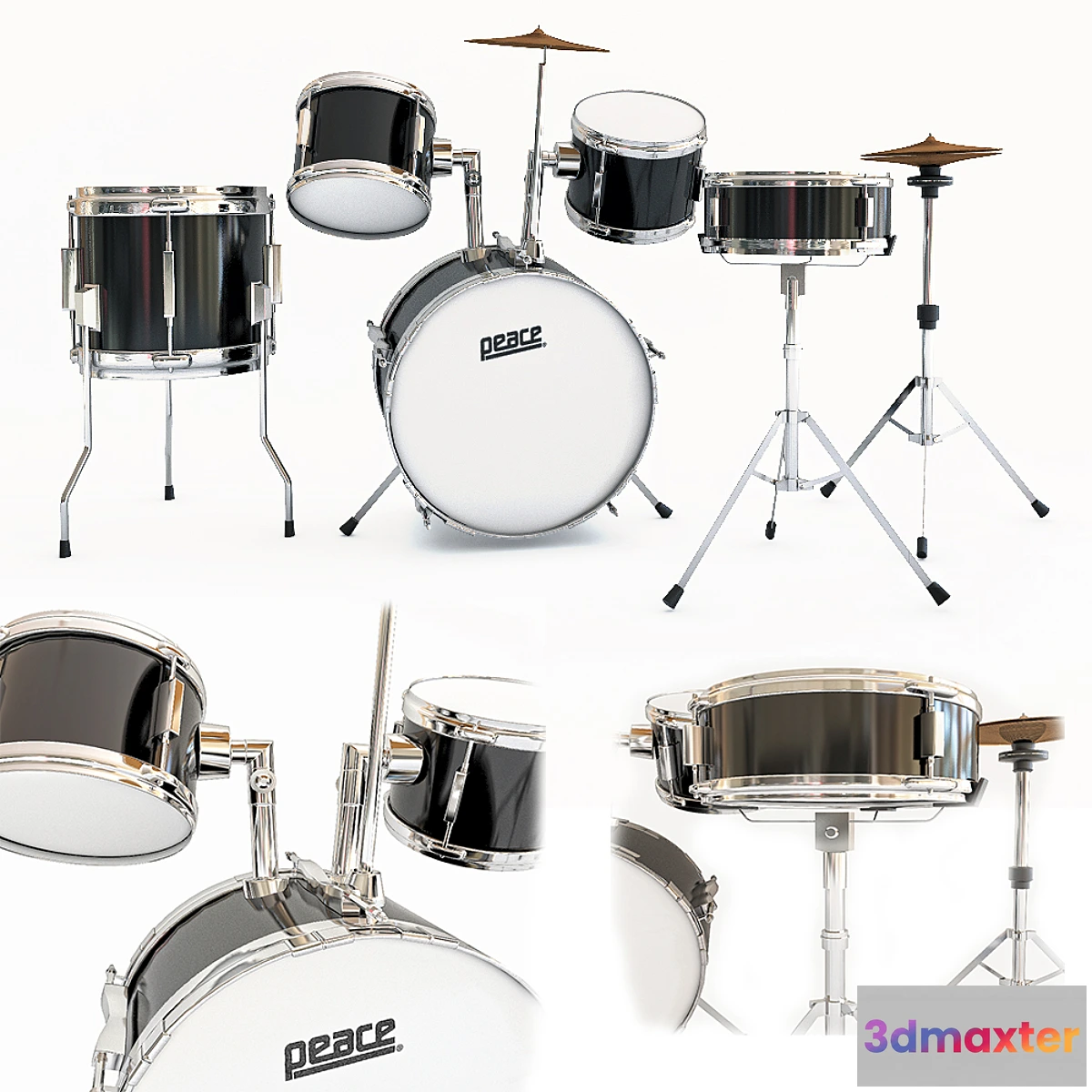 813812 - Peace DP-16JR-5 Drum set - No.2