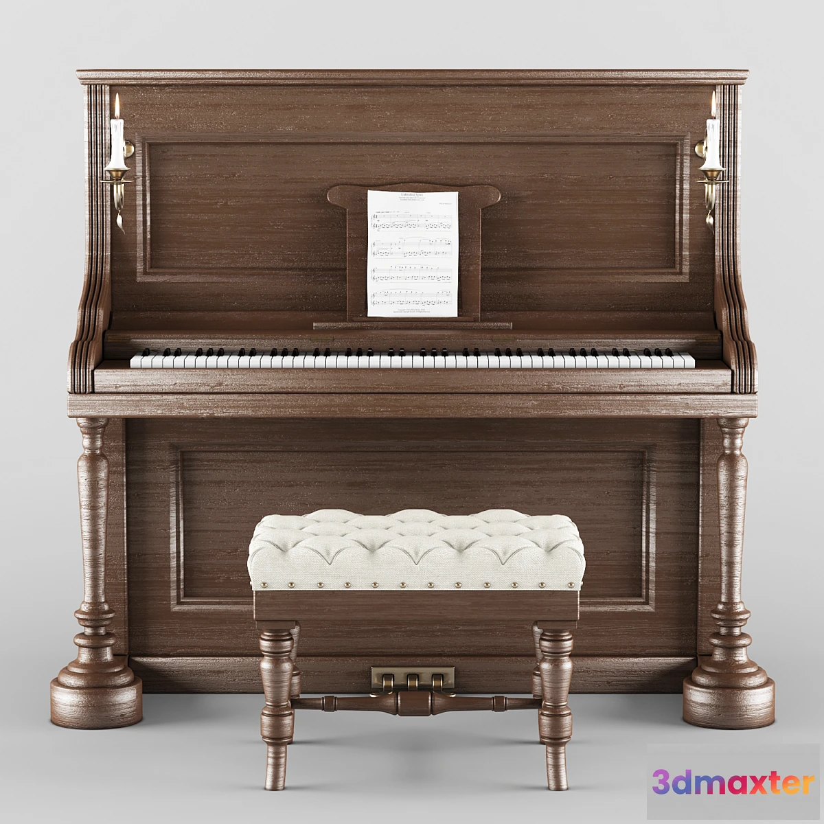 820714 - Vintage wood piano - No.4