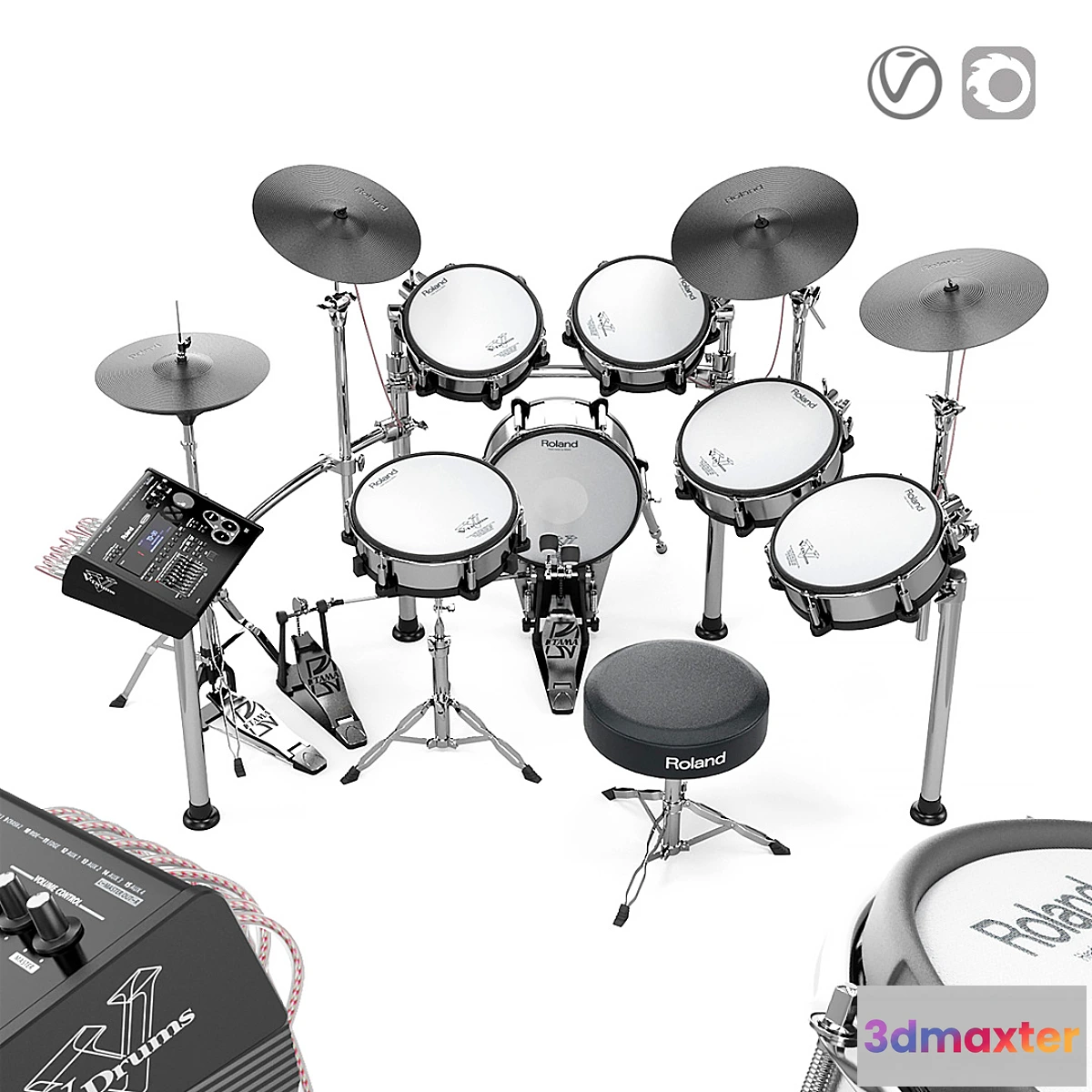 904046 - Electronic drums Roland TD30-KV - No.4