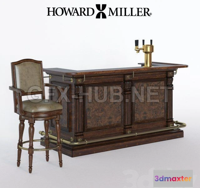 1073542 - Bar counter and stool - 207099