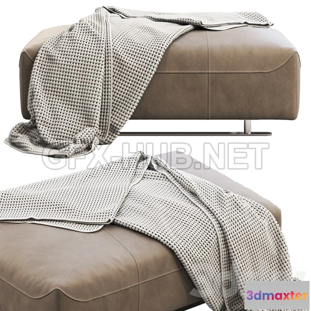 1074964 - BoConcept Hampton Footstool - 208521