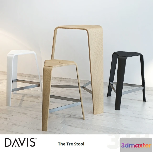 1078350 - davis tre bar stools - 211907