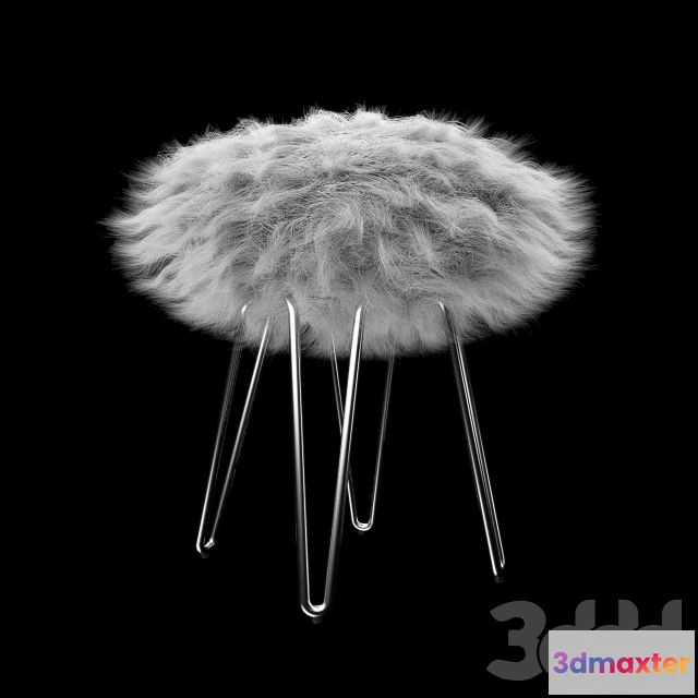 1081498 - Fur Stool - 215055