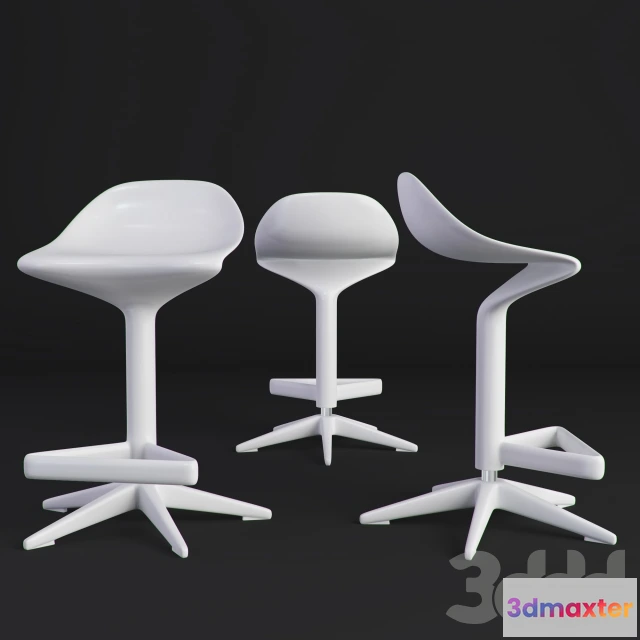 1084120 - Kartell spoon bar stool - 217677
