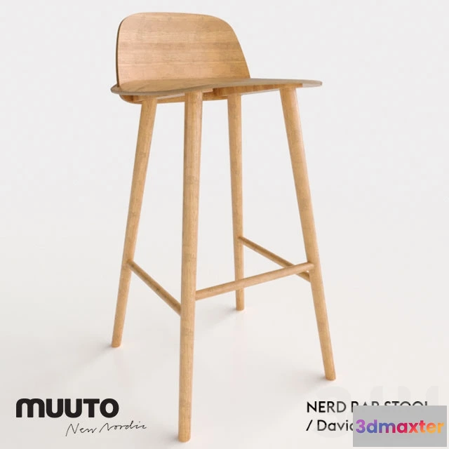 1087420 - Muuto NERD BAR STOOL - 220977
