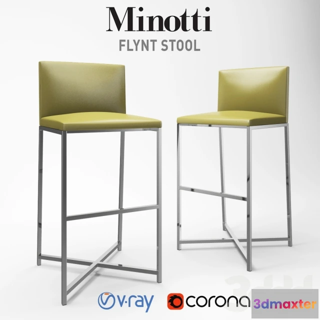 1105618 - Стул Minotti Flynt Stool - 239175