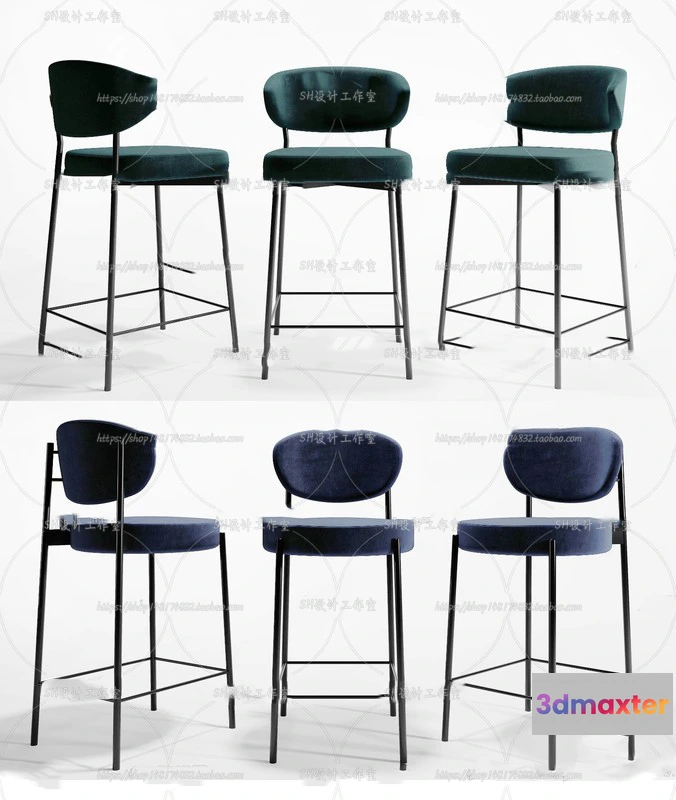 1129864 - Bar Chair 3D Models - 2067