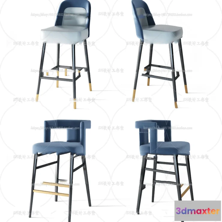 1129866 - Bar Chair 3D Models - 2068