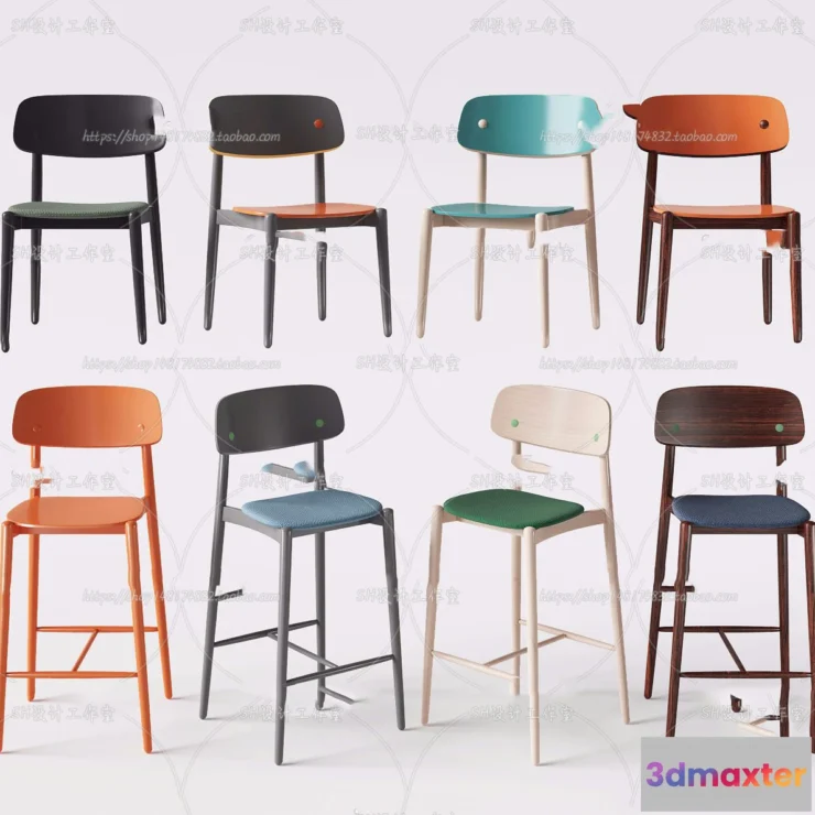1129872 - Bar Chair 3D Models - 2071