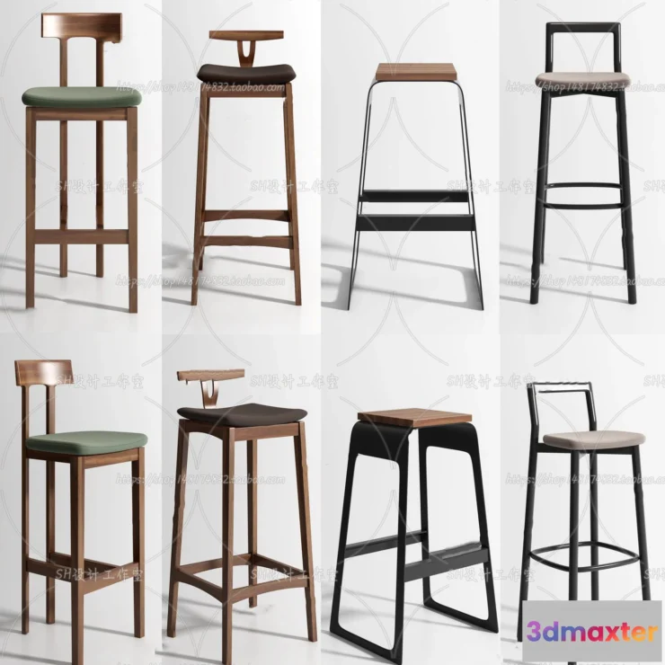 1129874 - Bar Chair 3D Models - 2072