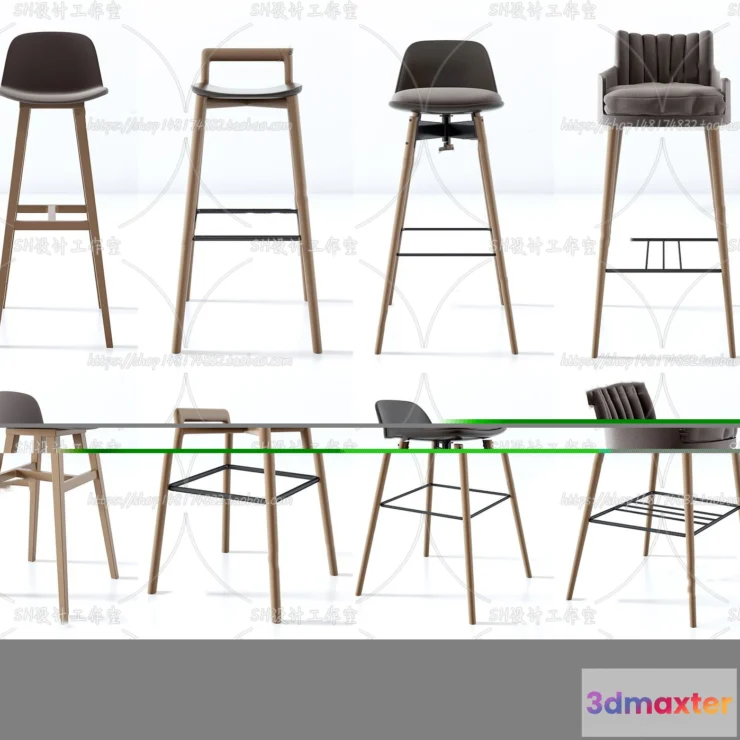 1129878 - Bar Chair 3D Models - 2074