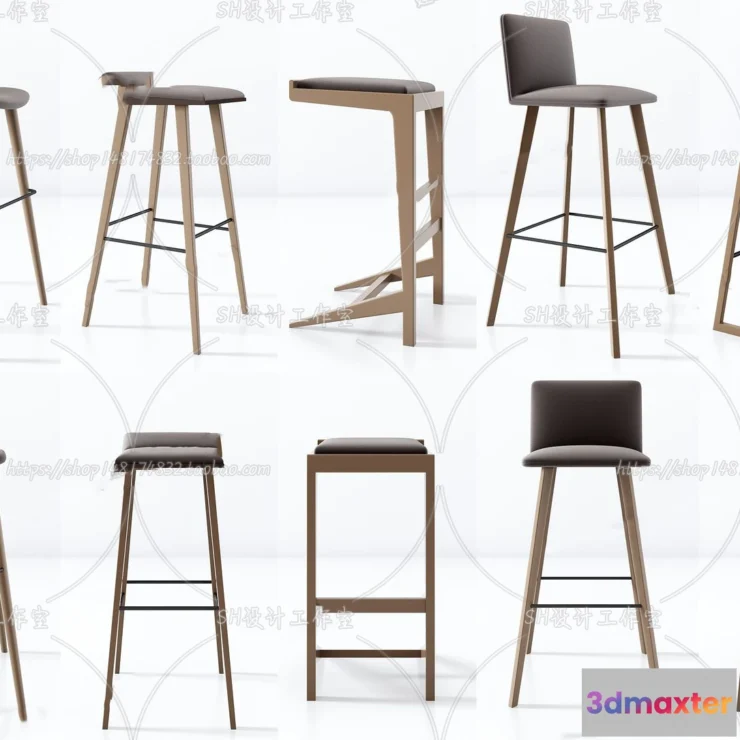 1129896 - Bar Chair 3D Models - 2083