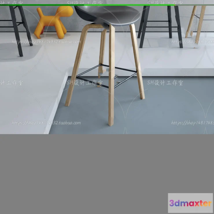 1129902 - Bar Chair 3D Models - 2086