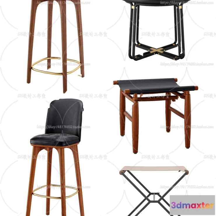 1129908 - Bar Chair 3D Models - 2089