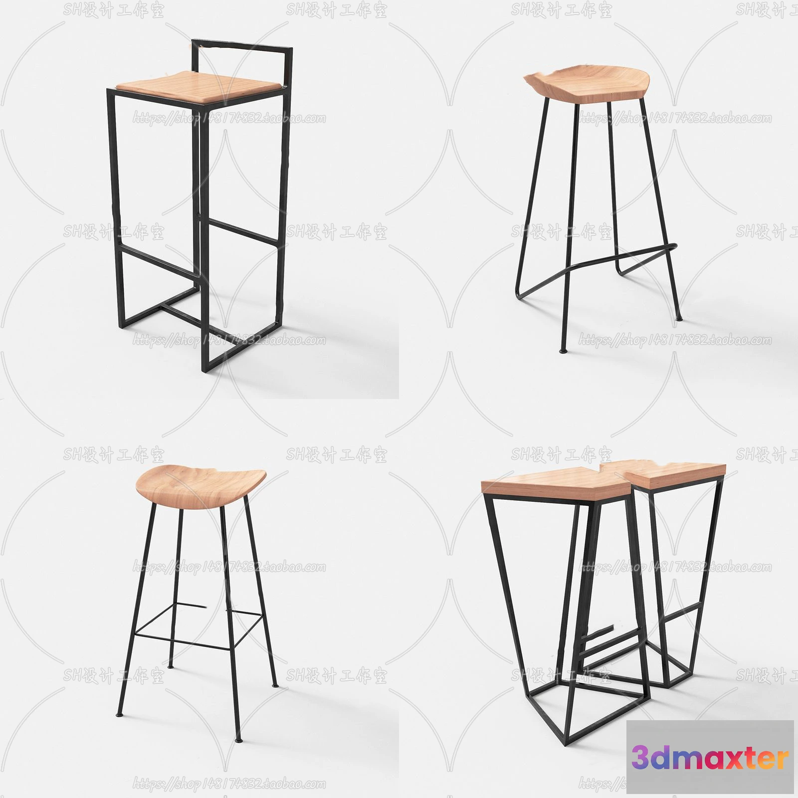 1129914 - Bar Chair 3D Models - 2092
