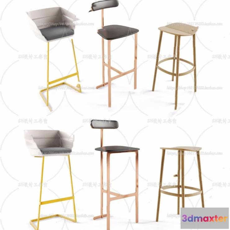 1129918 - Bar Chair 3D Models - 2094