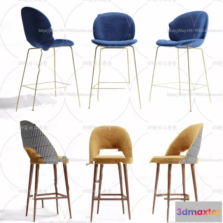 1129926 - Bar Chair 3D Models - 2098