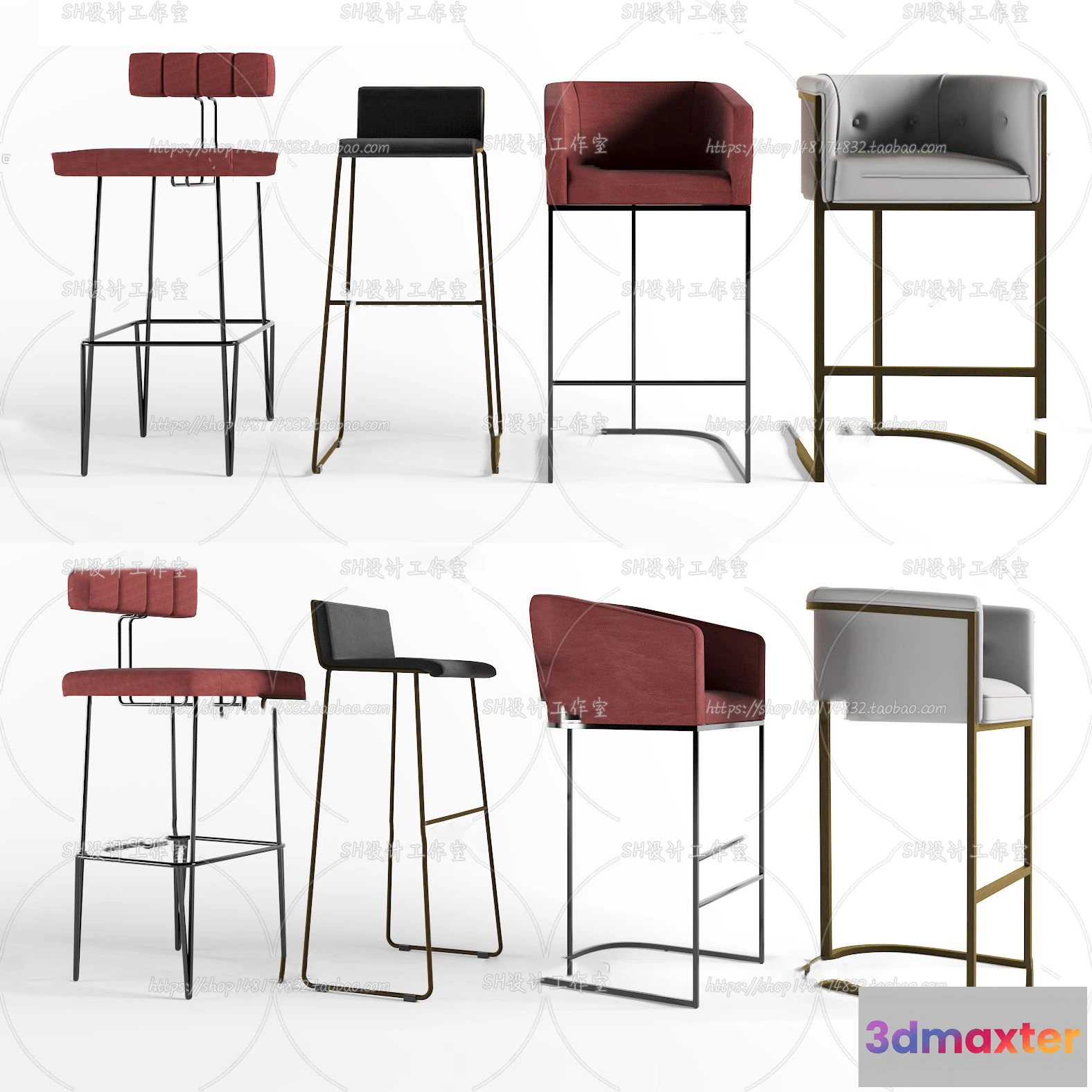1129928 - Bar Chair 3D Models - 2099