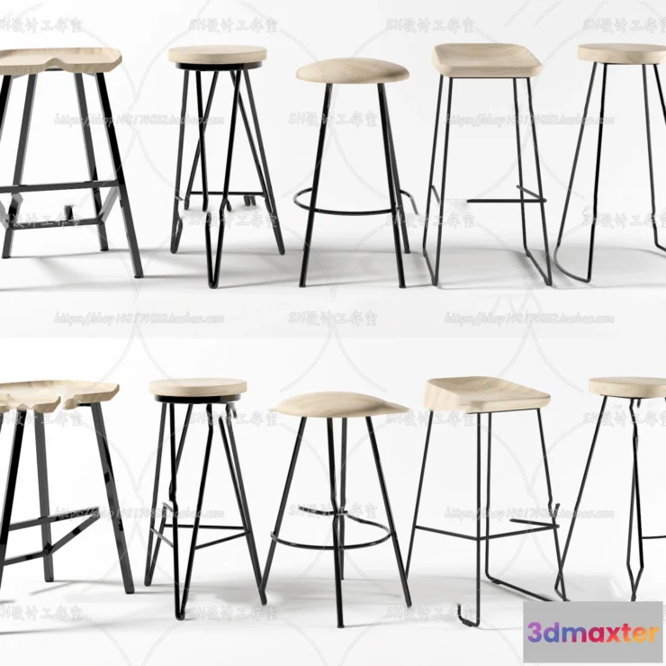 1129936 - Bar Chair 3D Models - 2103