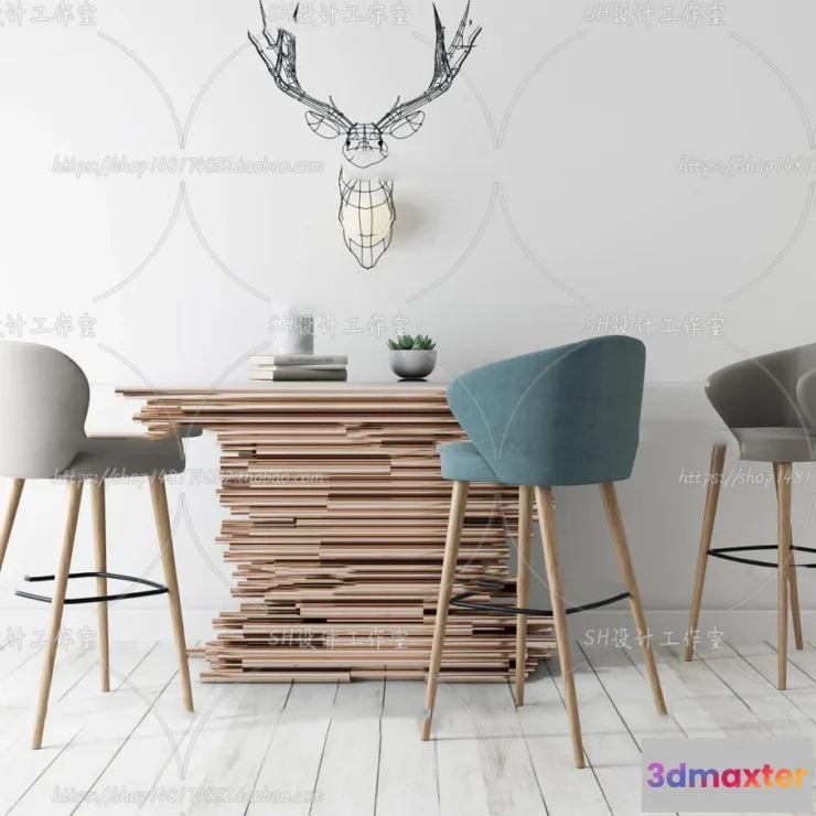 1129964 - Bar Chair 3D Models - 2117