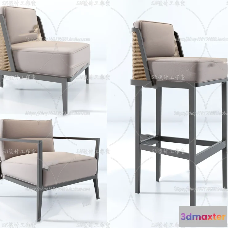 1129976 - Bar Chair 3D Models - 2123