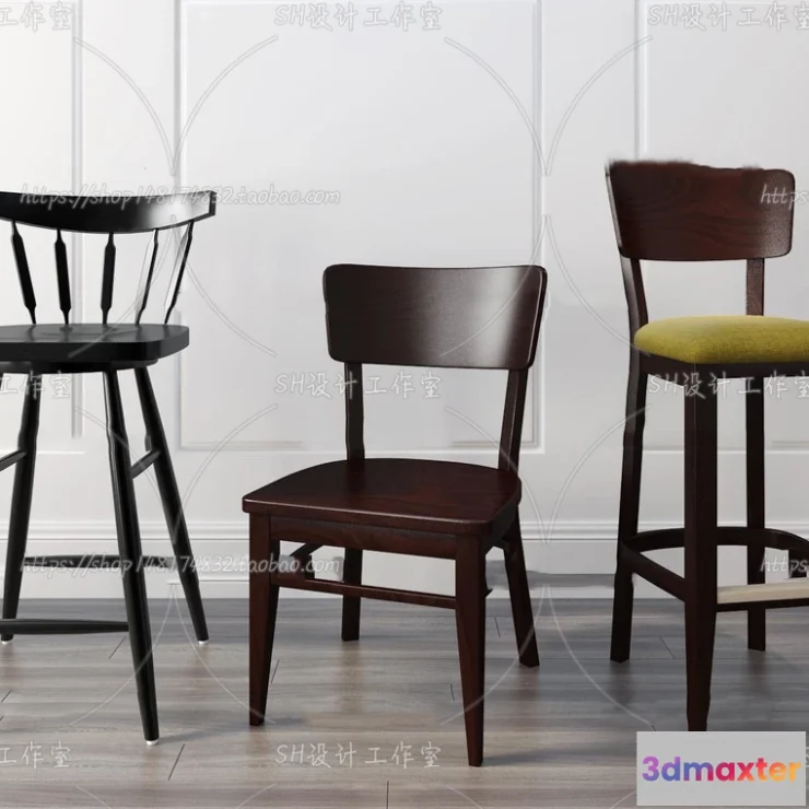 1129978 - Bar Chair 3D Models - 2124