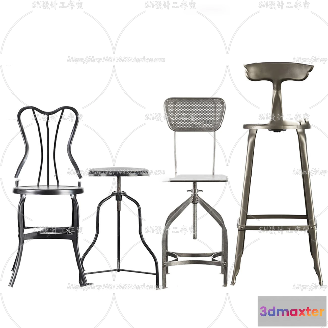 1129980 - Bar Chair 3D Models - 2125