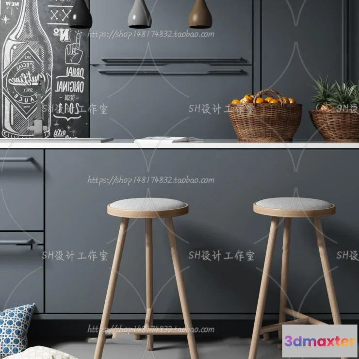 1129984 - Bar Chair 3D Models - 2127