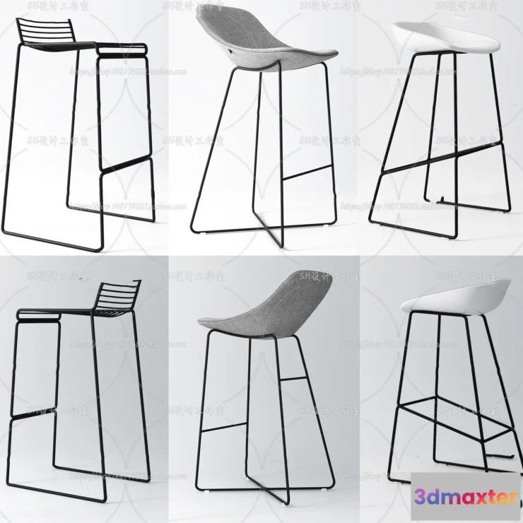 1129988 - Bar Chair 3D Models - 2129