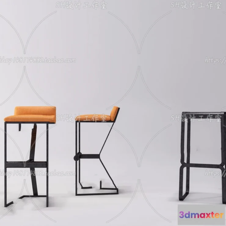 1129990 - Bar Chair 3D Models - 2130