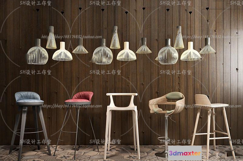 1130002 - Bar Chair 3D Models - 2136