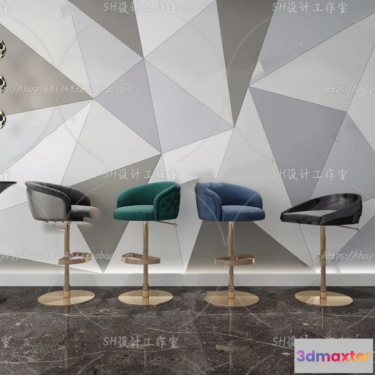 1130004 - Bar Chair 3D Models - 2137