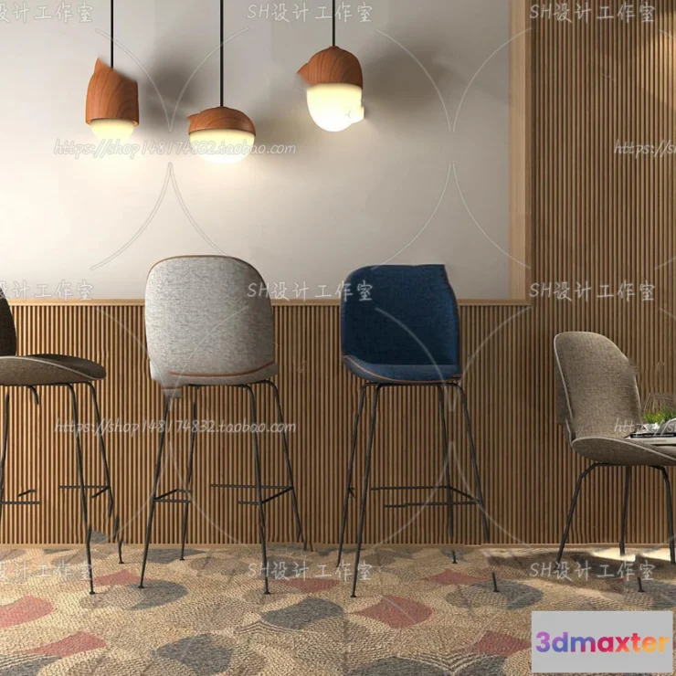 1130012 - Bar Chair 3D Models - 2141