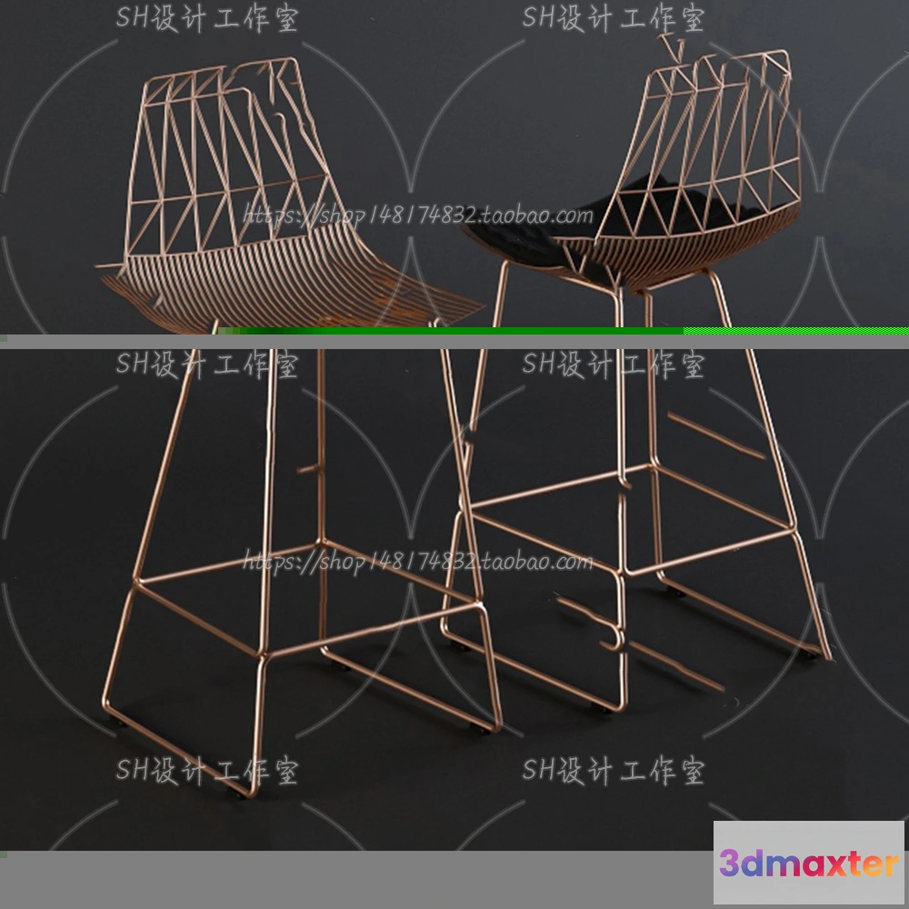 1130020 - Bar Chair 3D Models - 2145