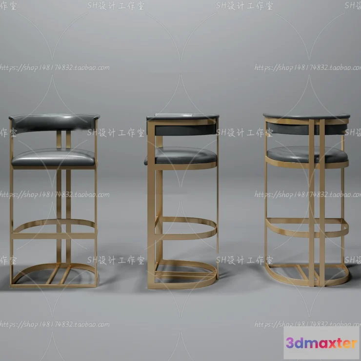 1130030 - Bar Chair 3D Models - 2150