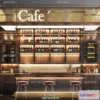 1359346 - Counter - Bar - Interior Design 3D Model - 001 3D Max