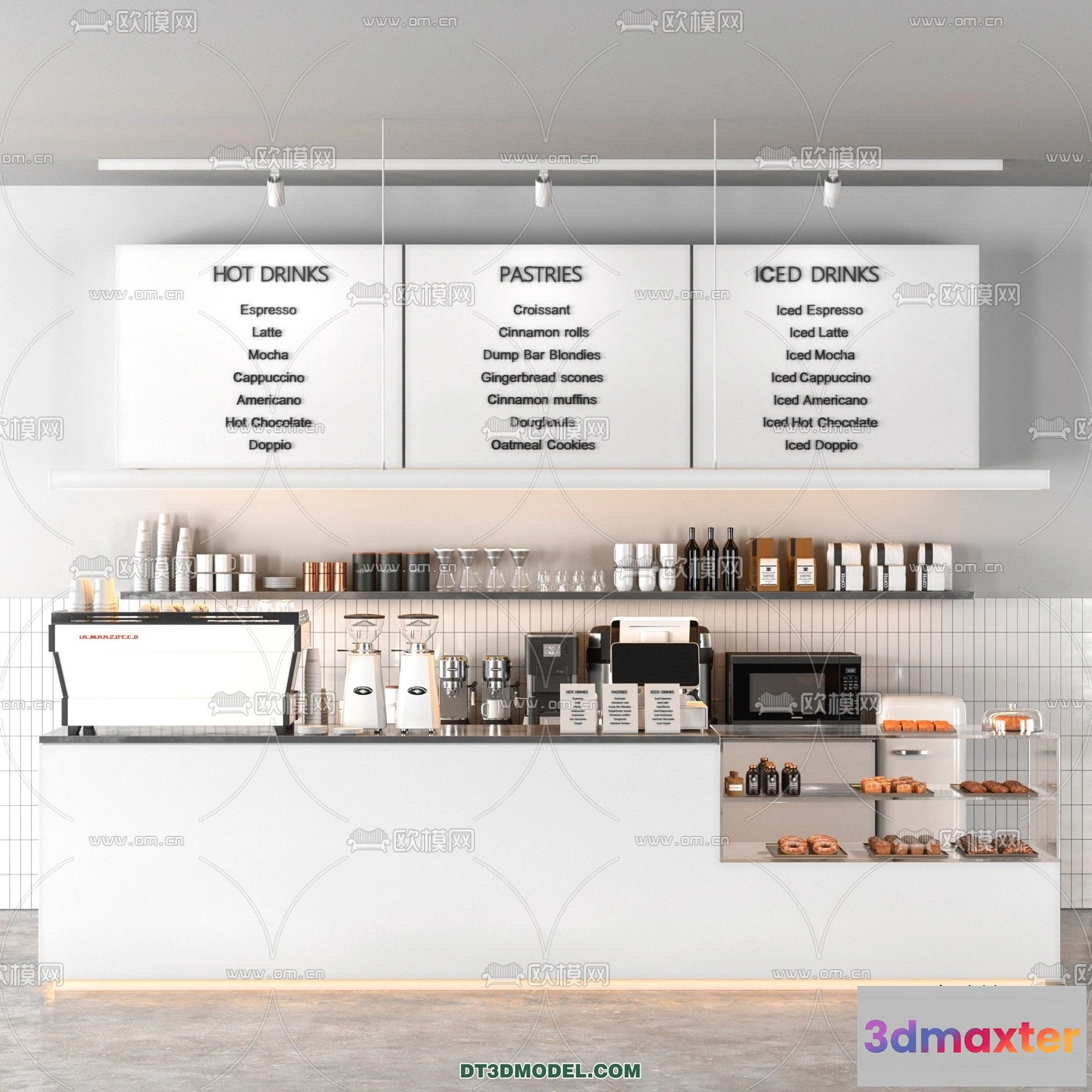 1359610 - Counter - Bar - Interior Design 3D Model - 005 3D Max