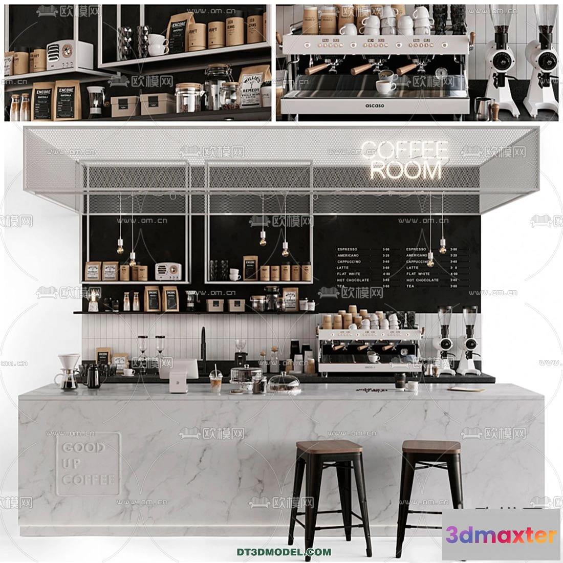 1360760 - Counter - Bar - Interior Design 3D Model - 022 3D Max