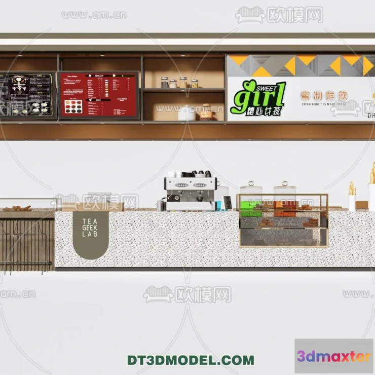 1361994 - Counter - Bar - Interior Design 3D Model - 040 3D Max