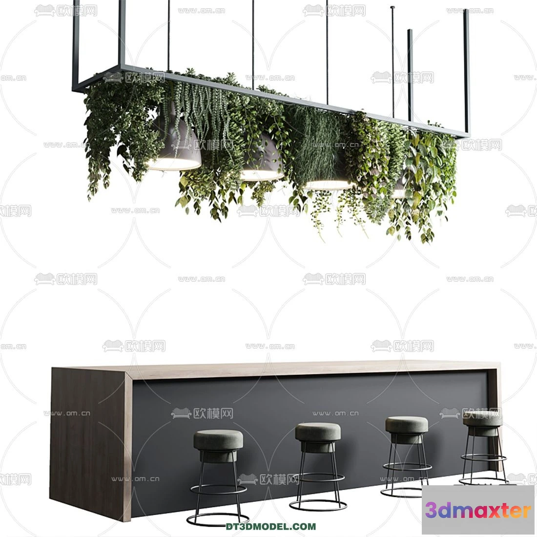 1362208 - Counter - Bar - Interior Design 3D Model - 043 3D Max