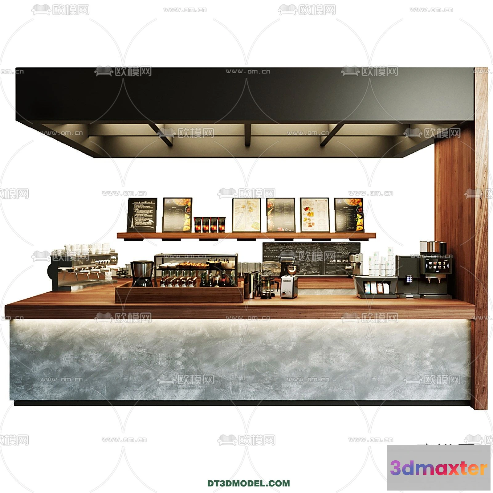 1362333 - Counter - Bar - Interior Design 3D Model - 045 3D Max